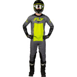 Maillot FLY RACING Lite Flake - gris/Hi-Vis/noir | Oxmoto