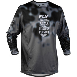 Maillot FLY RACING Kinetic Blur - noir/gris | Oxmoto