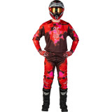 Maillot FLY RACING Kinetic Blur - rouge/marron | Oxmoto