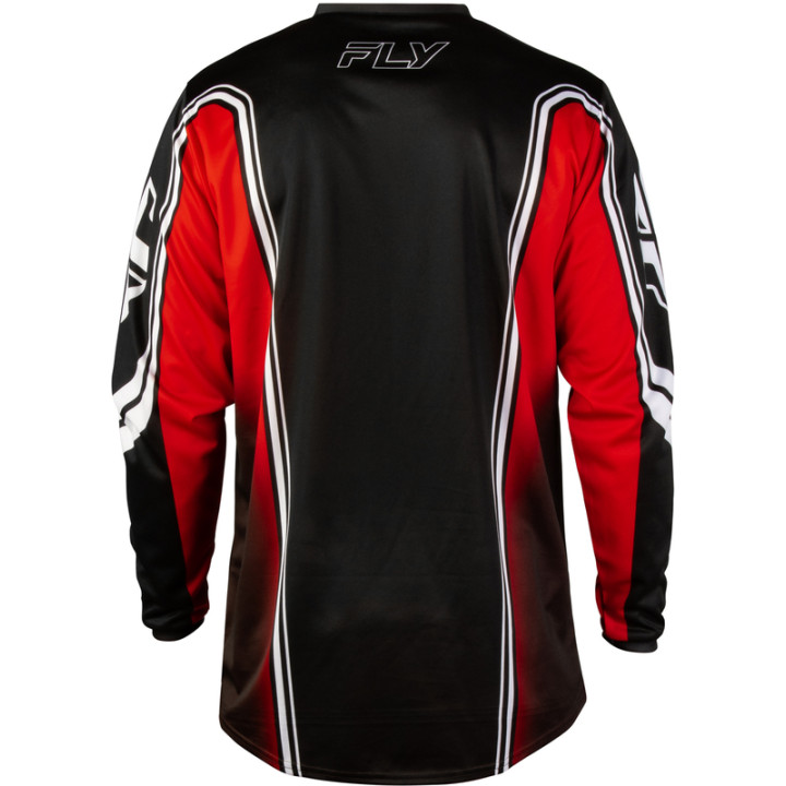 Maillot FLY RACING F-16 Raze - noir/rouge/blanc | Oxmoto