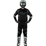 Maillot FLY RACING F-16 Raze - noir/gris | Oxmoto