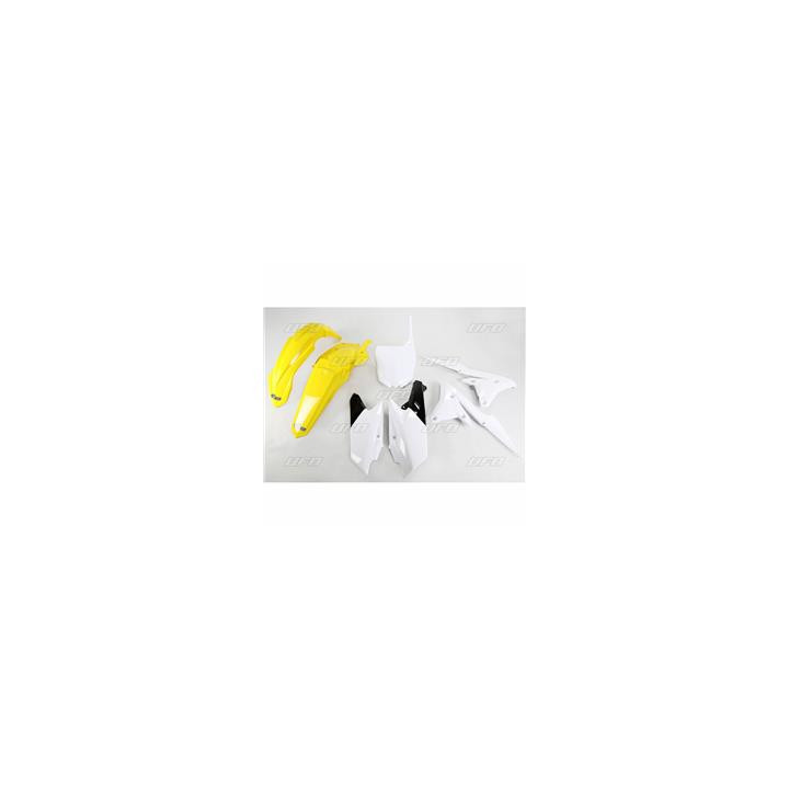 Kit plastique UFO 60E anniversaire jaune/noir Yamaha YZ250F/450F