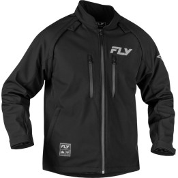 Veste FLY RACING Patrol Softshell - noir/gris | Oxmoto