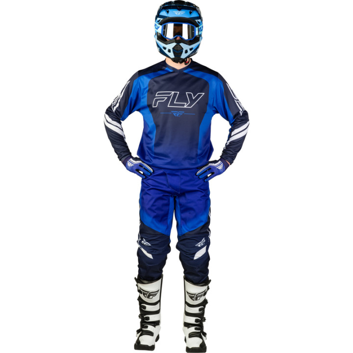 Maillot FLY RACING F-16 Raze - Navy/bleu/blanc | Oxmoto