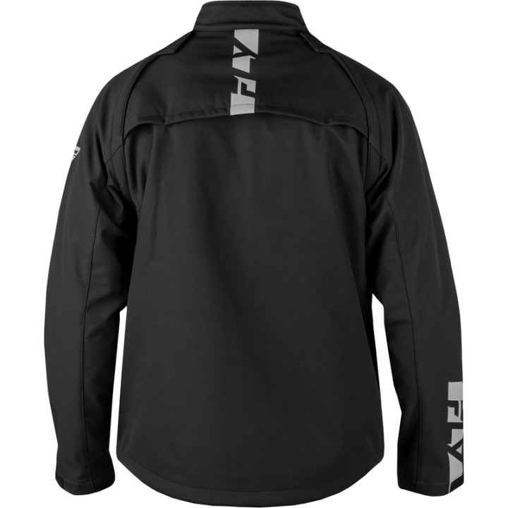 Veste FLY RACING Patrol Softshell - noir/gris | Oxmoto