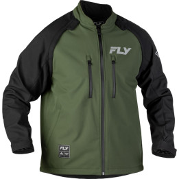 Veste FLY RACING Patrol Softshell - vert/noir | Oxmoto