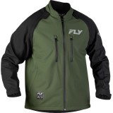 Veste FLY RACING Patrol Softshell - vert/noir | Oxmoto