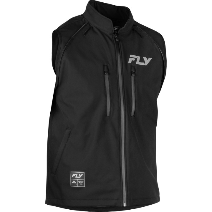 Veste FLY RACING Patrol Softshell - noir/gris | Oxmoto