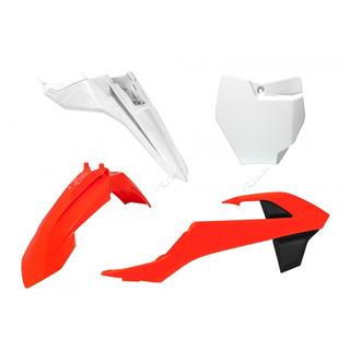 Kit plastique Racetech couleur origine (2016) orange/blanc KTM SX65
