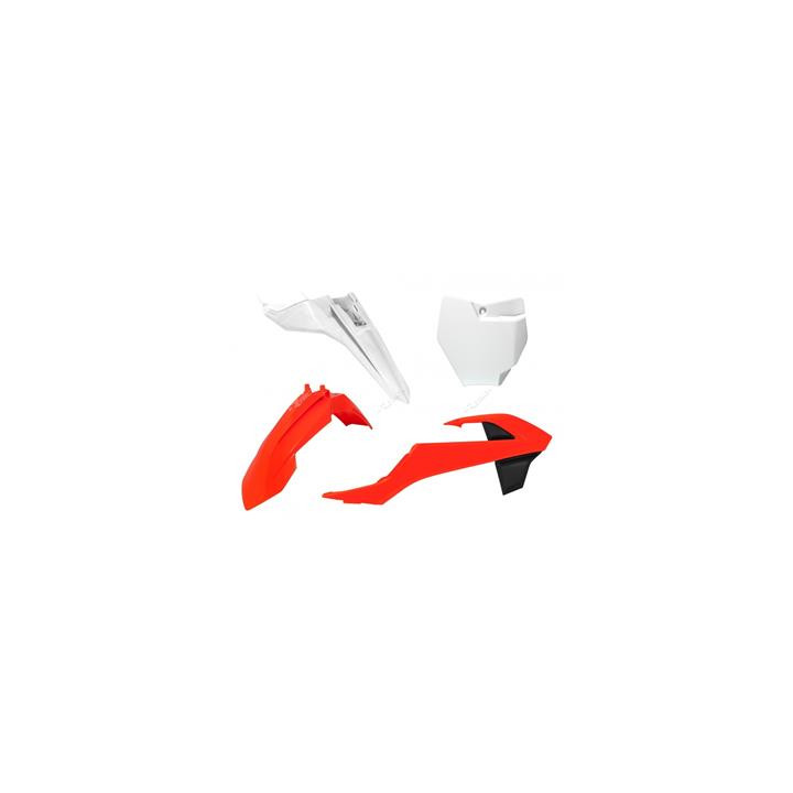 Kit plastique Racetech couleur origine (2016) orange/blanc KTM SX65