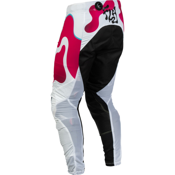 Pantalon enfant FLY RACING Lite Vibe - blanc/rose/bleu