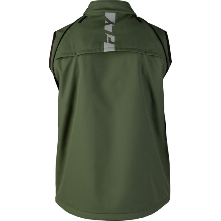 Veste FLY RACING Patrol Softshell - vert/noir | Oxmoto