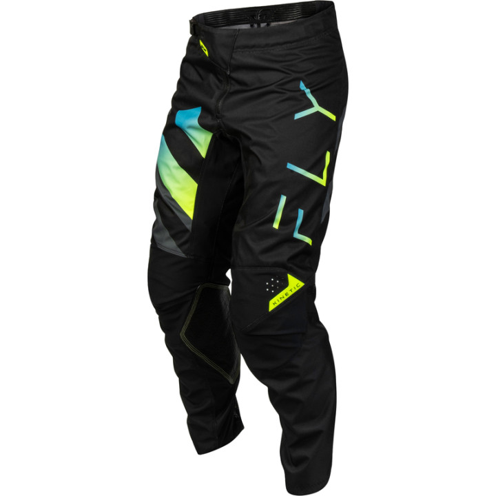 Pantalon FLY RACING Kinetic Volt - noir/gris/Teal/jaune