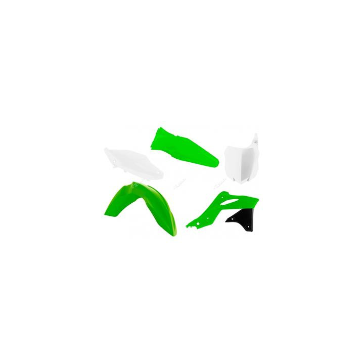 Kit plastique Racetech couleur origine (2016) vert/blanc/noir Kawasaki KX250F