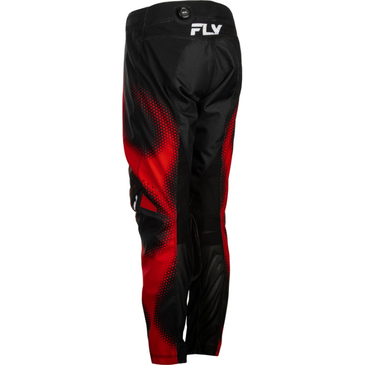 Pantalon enfant FLY RACING Kinetic Torch - noir/rouge/blanc