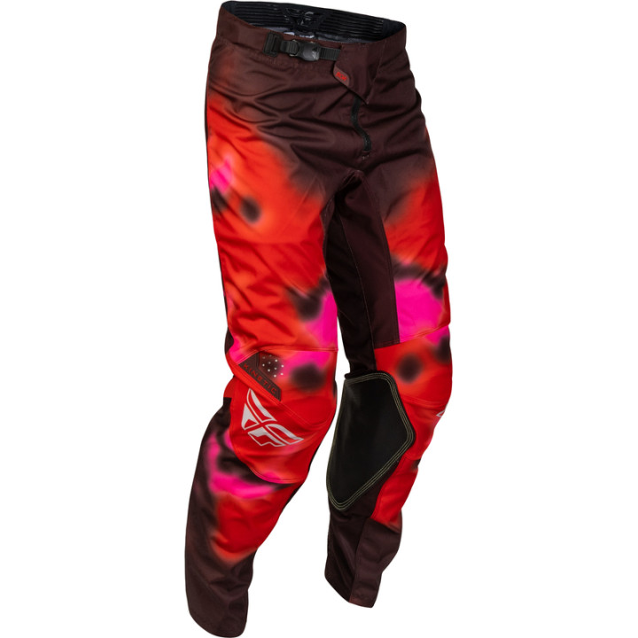 Pantalon FLY RACING Kinetic Blur - rouge/marron | Oxmoto