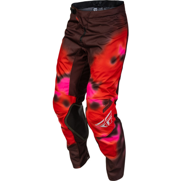 Pantalon FLY RACING Kinetic Blur - rouge/marron | Oxmoto