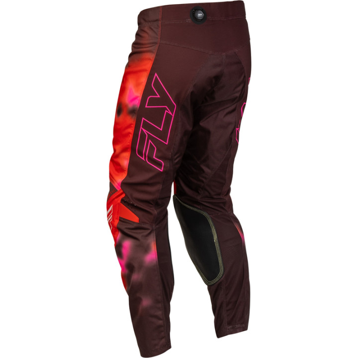 Pantalon FLY RACING Kinetic Blur - rouge/marron | Oxmoto