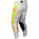 Pantalon FLY RACING Kinetic Blur - blanc/Hi-Vis/orange