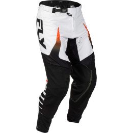 Pantalon FLY RACING Evolution DST Bolt - blanc/noir/orange