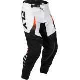 Pantalon FLY RACING Evolution DST Bolt - blanc/noir/orange