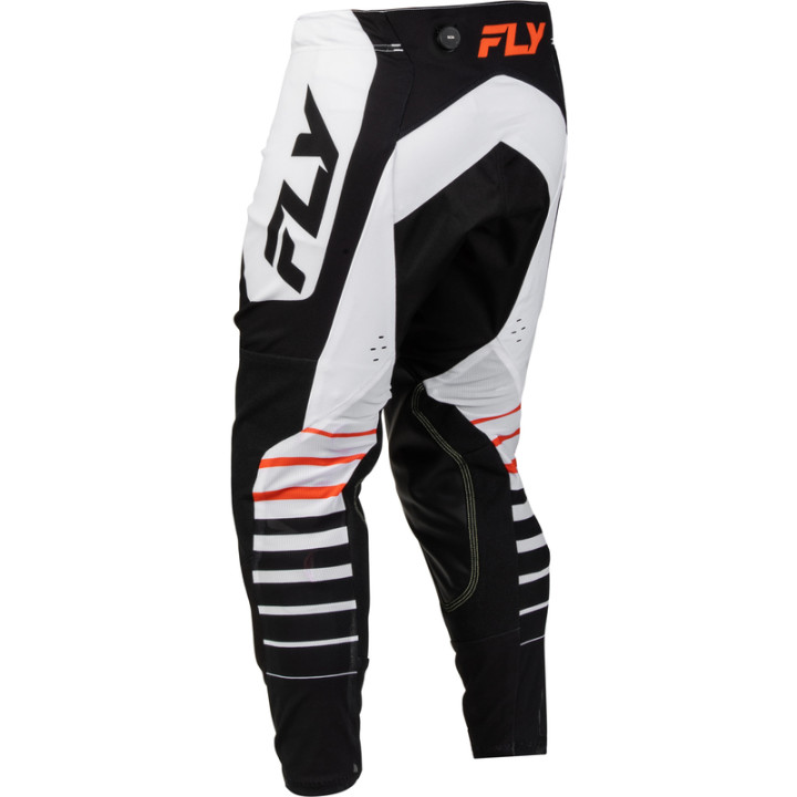 Pantalon FLY RACING Evolution DST Bolt - blanc/noir/orange
