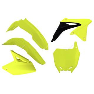Kit plastique Racetech jaune fluo Suzuki RM-Z450 | Oxmoto