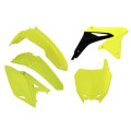 Kit plastique Racetech jaune fluo Suzuki RM-Z250 | Oxmoto