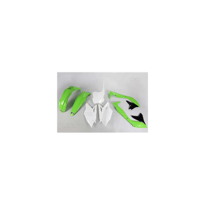 Kit plastique UFO couleur origine (2016) vert/noir/blanc Kawasaki KX450F