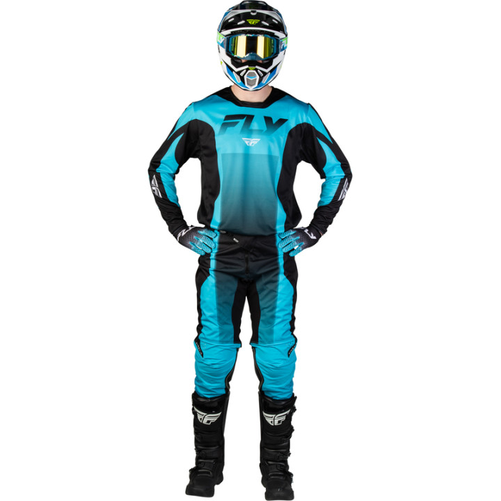 Pantalon FLY RACING Kinetic Fade - bleu/noir/blanc | Oxmoto