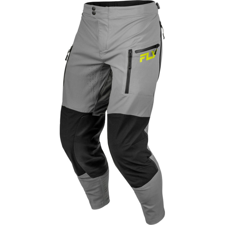Pantalon FLY RACING Patrol Elite - gris/noir/Hi-Vis | Oxmoto