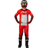 Pantalon FLY RACING Lite Flake - rouge/gris/noir | Oxmoto