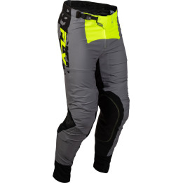 Pantalon FLY RACING Lite Flake - gris/Hi-Vis/noir | Oxmoto