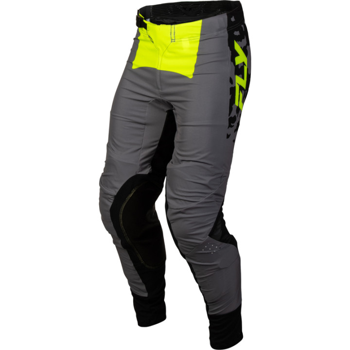 Pantalon FLY RACING Lite Flake - gris/Hi-Vis/noir | Oxmoto