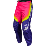 Pantalon FLY RACING F-16 Raze - violet/rouge/jaune | Oxmoto