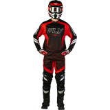 Pantalon FLY RACING F-16 Raze - noir/rouge/blanc | Oxmoto