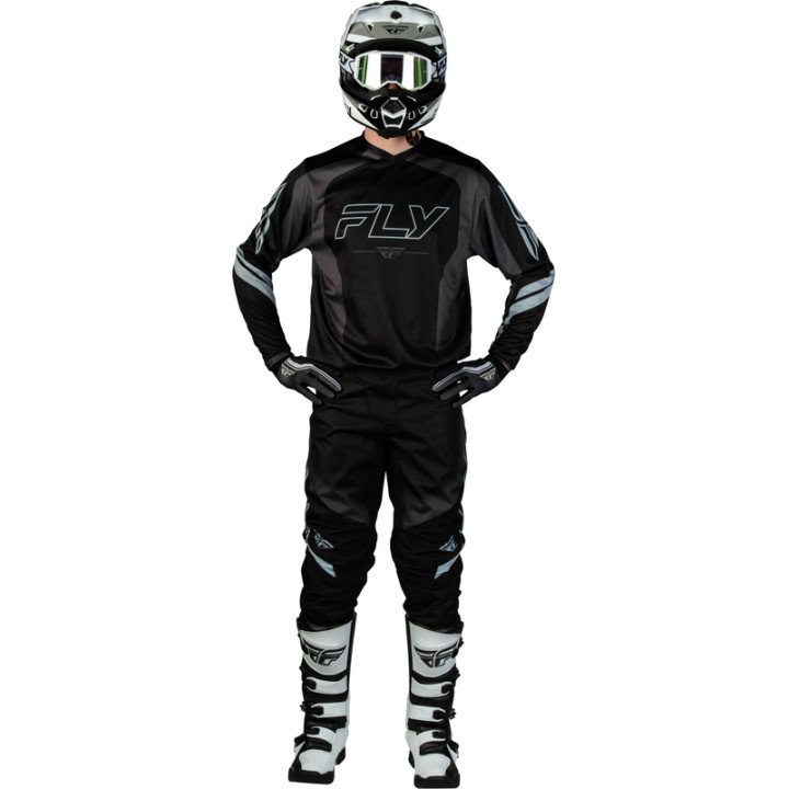 Pantalon FLY RACING F-16 Raze - noir/gris | Oxmoto
