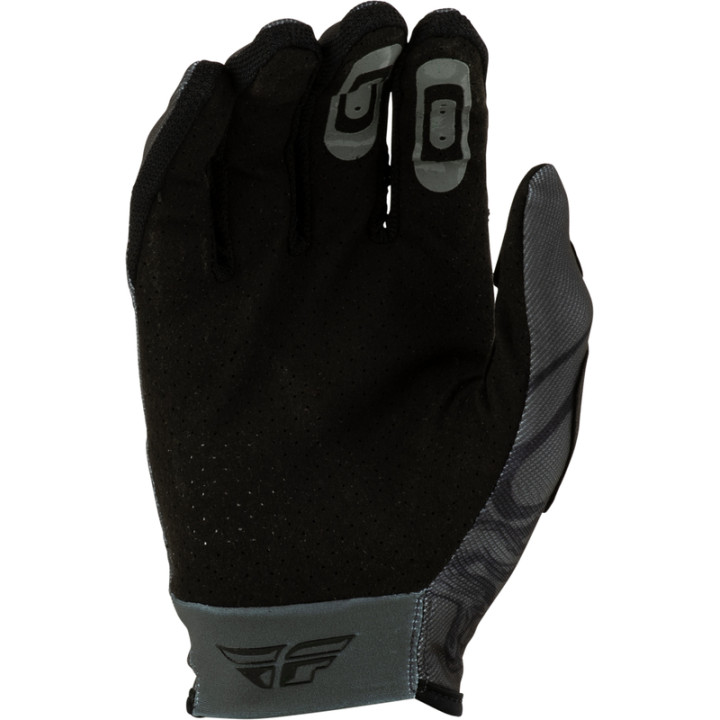 Gants FLY RACING Youth Lite Dark Series - gris/noir | Oxmoto