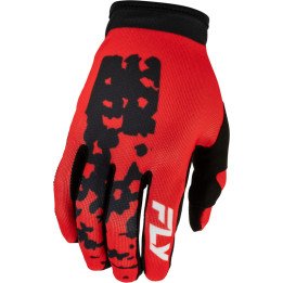 Gants FLY RACING Lite Flake - rouge/noir | Oxmoto