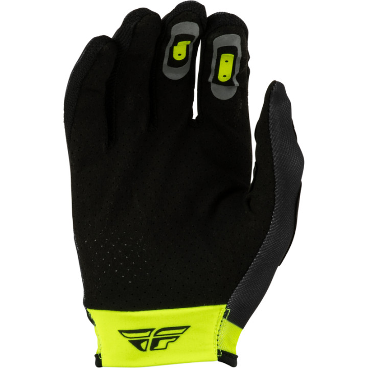 Gants FLY RACING Lite Flake - gris/Hi-Vis/noir | Oxmoto