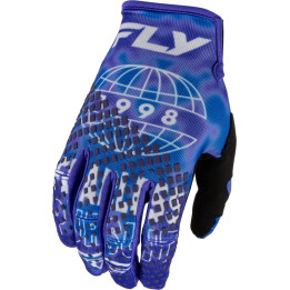 Gants FLY RACING Kinetic Blur - bleu/Navy | Oxmoto