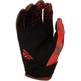 Gants FLY RACING Kinetic Blur - rouge/marron | Oxmoto