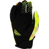 Gants FLY RACING Kinetic Blur - blanc/Hi-Vis/orange | Oxmoto