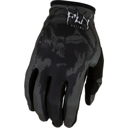 Gants FLY RACING Lite Dark Series - gris/noir | Oxmoto