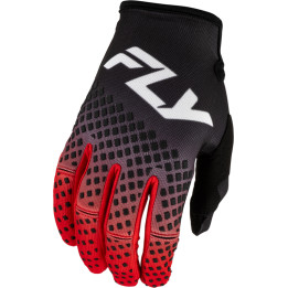 Gants FLY RACING Kinetic Fade - noir/rouge/blanc | Oxmoto