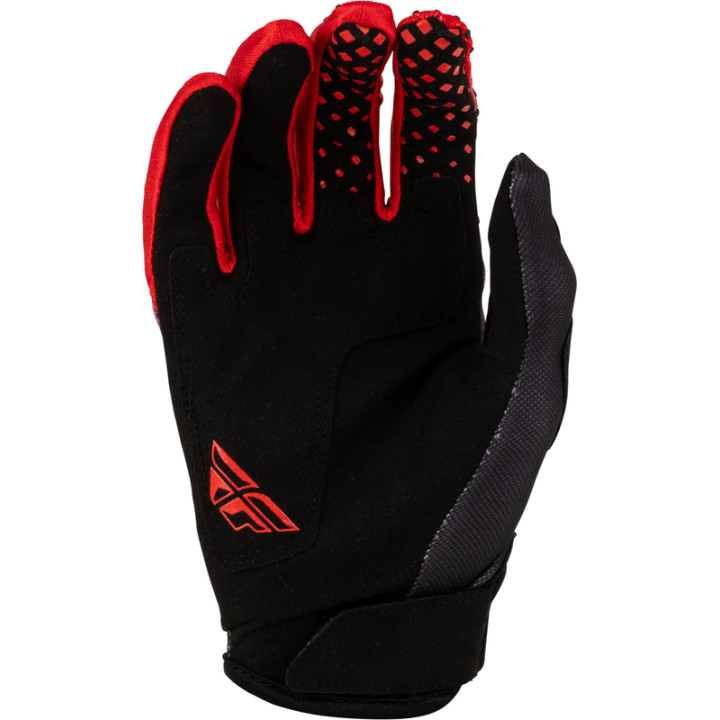 Gants FLY RACING Kinetic Fade - noir/rouge/blanc | Oxmoto