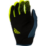 Gants FLY RACING Kinetic Fade - Navy/Hi-Vis/blanc | Oxmoto