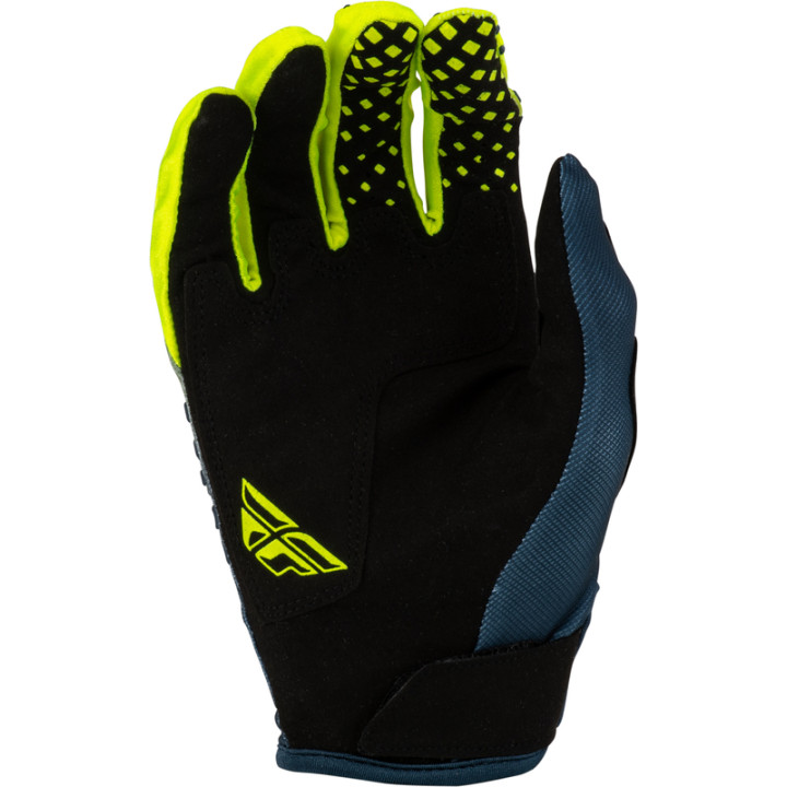 Gants FLY RACING Kinetic Fade - Navy/Hi-Vis/blanc | Oxmoto