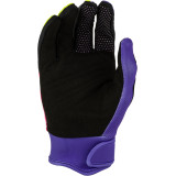 Gants FLY RACING F-16 Raze - violet/rouge/jaune | Oxmoto