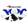 Kit plastique Racetech Revolution + réservoir couleur origine bleu/blanc/noir Yamaha YZ125/250